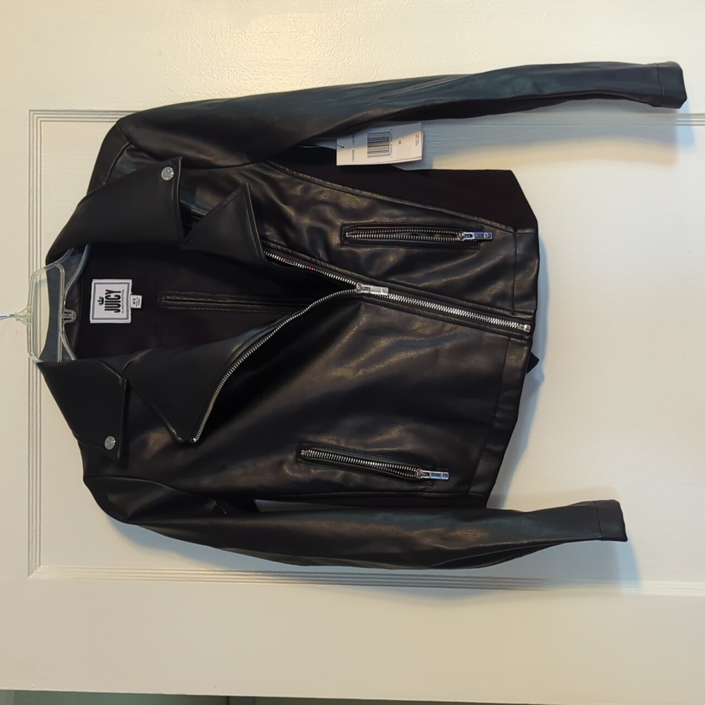NWT Juicy Couture Vegan leather jacket